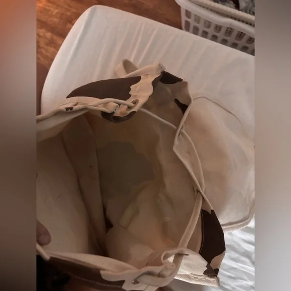 Baggu Cow Print Drawstring Backpack - Picture 7 of 8